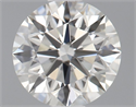Diamante Natural 0.72 quilates, Redondo , Color G, claridad IF y certificado IGI