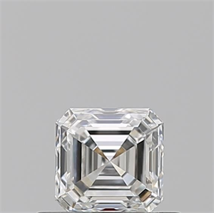 Foto Diamante Natural 0.50 quilates, Asscher , Color G, claridad VVS1 y certificado GIA de
