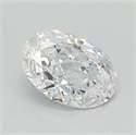 Natural Diamond 0.52 Carats, Oval with  Cut, D Color, VS1 Clarity and Certified by GIA