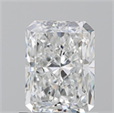 Natural Diamond 1.01 Carats, Radiant with  Cut, F Color, VS2 Clarity and Certified by GIA