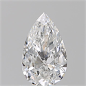 Natural Diamond 0.92 Carats, Pear with  Cut, E Color, SI1 Clarity and Certified by GIA