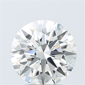 Picture of Lab Grown Diamond 3.02 Carats, Round with Ideal Cut, F Color, VVS2 Clarity and Certified by IGI