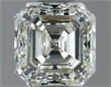 Natural Diamond 1.00 Carats, Asscher with  Cut, J Color, VVS2 Clarity and Certified by IGI