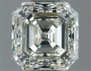 Picture of Natural Diamond 1.00 Carats, Asscher with  Cut, J Color, VVS2 Clarity and Certified by IGI