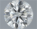 Natural Diamond 0.60 Carats, Round with Excellent Cut, H Color, VS2 Clarity and Certified by IGI