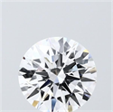 Lab Grown Diamond 1.26 Carats, Round with Ideal Cut, D Color, VVS2 Clarity and Certified by IGI