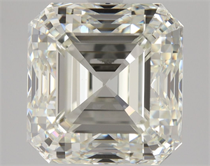 Picture of Natural Diamond 3.01 Carats, Asscher with  Cut, K Color, VVS2 Clarity and Certified by GIA