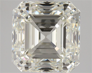 Picture of Natural Diamond 3.01 Carats, Asscher with  Cut, K Color, VVS2 Clarity and Certified by GIA