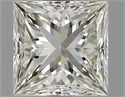 Natural Diamond 1.00 Carats, Princess with  Cut, K Color, VS2 Clarity and Certified by GIA