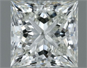 Natural Diamond 1.01 Carats, Princess with  Cut, I Color, VS2 Clarity and Certified by IGI