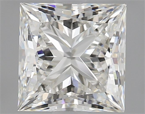 Picture of Natural Diamond 1.50 Carats, Princess with  Cut, H Color, SI1 Clarity and Certified by GIA