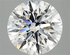 Picture of Lab Grown Diamond 3.09 Carats, Round with Excellent Cut, G Color, VVS2 Clarity and Certified by IGI