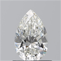 Natural Diamond 0.75 Carats, Pear with  Cut, H Color, VS1 Clarity and Certified by GIA