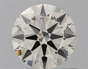 Picture of Natural Diamond 0.70 Carats, Round with Excellent Cut, J Color, VVS2 Clarity and Certified by IGI