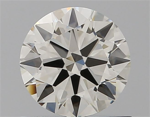 Picture of Natural Diamond 0.70 Carats, Round with Excellent Cut, J Color, VVS2 Clarity and Certified by IGI