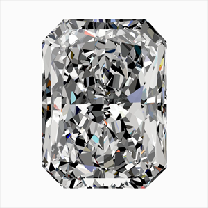 Picture of Natural Diamond 0.60 Carats, Radiant with  Cut, E Color, VVS1 Clarity and Certified by GIA
