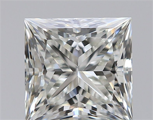 Foto Diamante Natural 0.70 quilates, Princesa , Color J, claridad VS1 y certificado GIA de