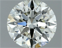Natural Diamond 0.50 Carats, Round with Excellent Cut, L Color, VS1 Clarity and Certified by GIA
