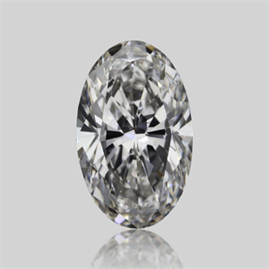 Foto Diamante Natural 0.30 quilates, Ovalado , Color G, claridad VVS1 y certificado GIA de