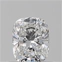 Natural Diamond 0.50 Carats, Cushion with  Cut, F Color, VVS1 Clarity and Certified by GIA