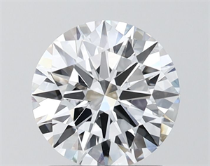 Picture of Lab Grown Diamond 1.50 Carats, Round with Ideal Cut, E Color, VVS2 Clarity and Certified by IGI