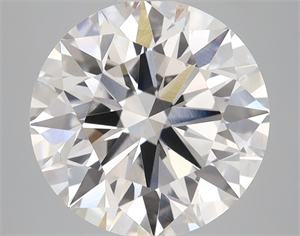 Picture of Lab Grown Diamond 5.00 Carats, Round with Excellent Cut, E Color, VS1 Clarity and Certified by IGI