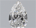 Natural Diamond 0.30 Carats, Pear with  Cut, E Color, VS2 Clarity and Certified by GIA