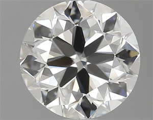 Picture of Natural Diamond 0.90 Carats, Round with Very Good Cut, H Color, VVS1 Clarity and Certified by GIA