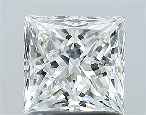 Picture of Natural Diamond 1.21 Carats, Princess with  Cut, H Color, SI2 Clarity and Certified by GIA