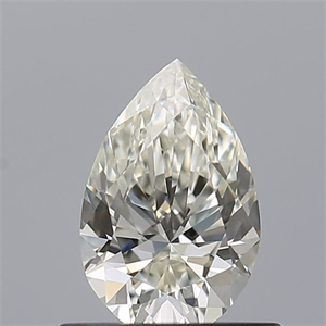 Picture of Natural Diamond 0.50 Carats, Pear with  Cut, H Color, VVS1 Clarity and Certified by IGI