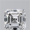 Natural Diamond 0.90 Carats, Asscher with  Cut, E Color, VVS1 Clarity and Certified by GIA