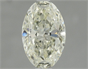 Natural Diamond 0.90 Carats, Oval with  Cut, M Color, VS1 Clarity and Certified by IGI