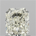 Natural Diamond 1.01 Carats, Radiant with  Cut, K Color, VVS2 Clarity and Certified by IGI