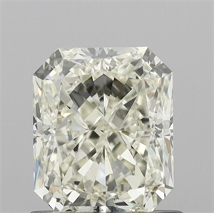 Picture of Natural Diamond 1.01 Carats, Radiant with  Cut, K Color, VVS2 Clarity and Certified by IGI