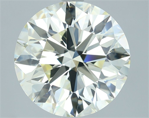 Picture of Natural Diamond 4.03 Carats, Round with Excellent Cut, L Color, VS2 Clarity and Certified by IGI