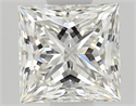 Diamante Natural 0.61 quilates, Princesa , Color H, claridad VS1 y certificado GIA