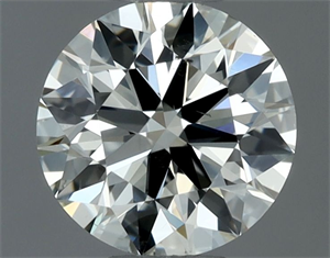 Picture of Natural Diamond 0.70 Carats, Round with Excellent Cut, K Color, VS2 Clarity and Certified by IGI