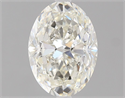Natural Diamond 1.20 Carats, Oval with  Cut, H Color, VVS1 Clarity and Certified by IGI