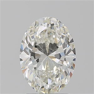 Foto Diamante Natural 2.02 quilates, Ovalado , Color H, claridad VS1 y certificado GIA de
