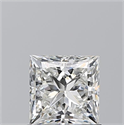 Diamante Natural 1.03 quilates, Princesa , Color H, claridad SI1 y certificado GIA