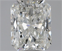 Natural Diamond 0.50 Carats, Radiant with  Cut, G Color, VVS1 Clarity and Certified by GIA