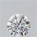 Diamante Natural 0.72 quilates, Redondo , Color I, claridad VVS1 y certificado GIA