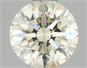 Natural Diamond 0.70 Carats, Round with Excellent Cut, M Color, SI1 Clarity and Certified by IGI