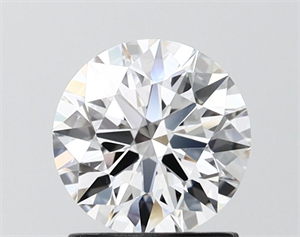 Picture of Lab Grown Diamond 1.25 Carats, Round with Ideal Cut, D Color, VVS2 Clarity and Certified by IGI