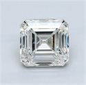 Natural Diamond 1.50 Carats, Asscher with  Cut, J Color, VVS1 Clarity and Certified by GIA