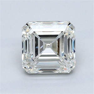 Picture of Natural Diamond 1.50 Carats, Asscher with  Cut, J Color, VVS1 Clarity and Certified by GIA