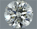Natural Diamond 0.70 Carats, Round with Excellent Cut, J Color, VVS1 Clarity and Certified by IGI