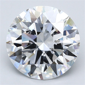Foto Diamante Natural 5.85 quilates, Redondo , Color D, claridad VS2 y certificado GIA de