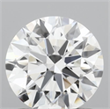 Lab Grown Diamond 1.07 Carats, Round with Ideal Cut, D Color, VVS2 Clarity and Certified by IGI