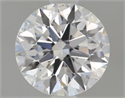 Natural Diamond 0.71 Carats, Round with Excellent Cut, D Color, SI1 Clarity and Certified by GIA